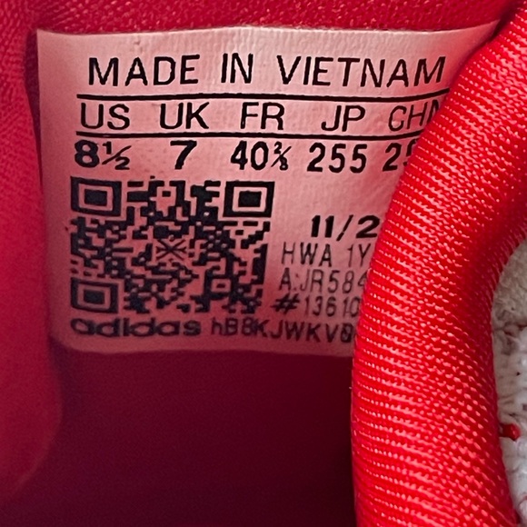 Adidas Ultra Boost 1.0 Valentine’s Day Hearts White Red Womens Size 8.5 JR5845 - Picture 10 of 10